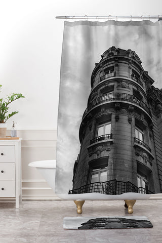 Bethany Young Photography Noir Paris Shower Curtain And Mat