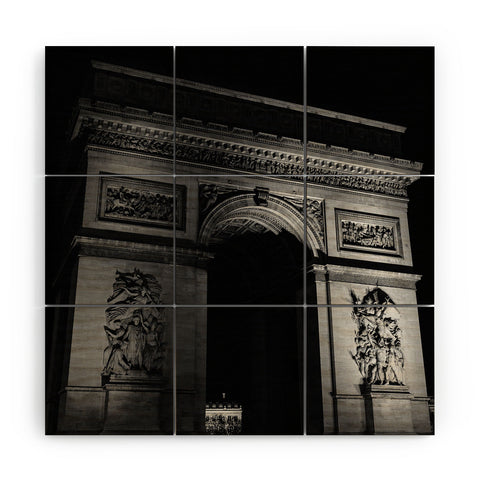 Bethany Young Photography Noir Paris V Wood Wall Mural