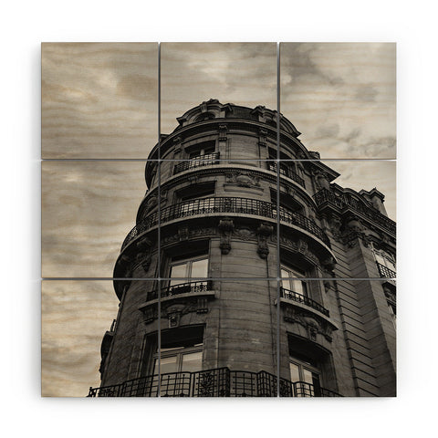 Bethany Young Photography Noir Paris Wood Wall Mural