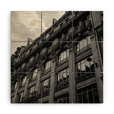 Bethany Young Photography Noir Paris X Wood Wall Mural