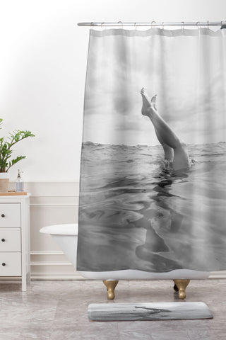 Bethany Young Photography Ocean Dive Shower Curtain And Mat