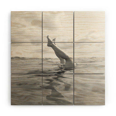 Bethany Young Photography Ocean Dive Wood Wall Mural