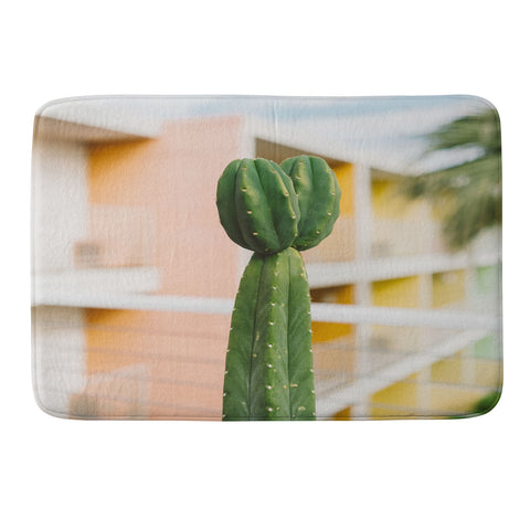 Bethany Young Photography Palm Springs Cactus II Memory Foam Bath Mat