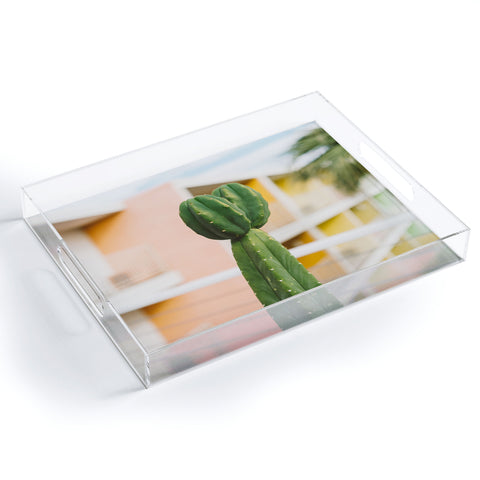 Bethany Young Photography Palm Springs Cactus II Acrylic Tray