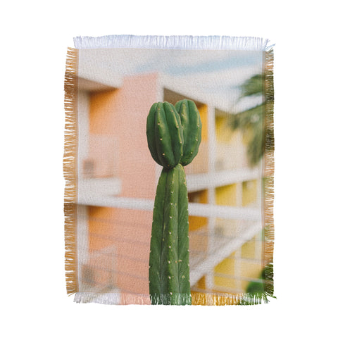 Bethany Young Photography Palm Springs Cactus II Throw Blanket