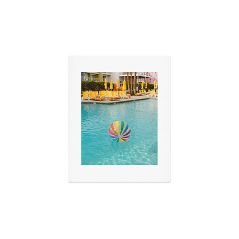 Bethany Young Photography Palm Springs Pool Day Art Print