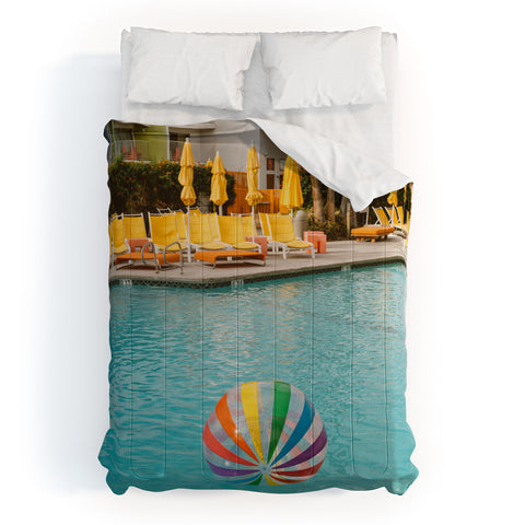 Bethany Young Photography Palm Springs Pool Day Comforter