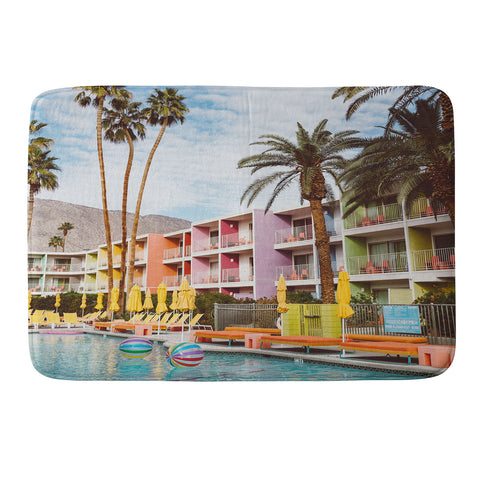 Bethany Young Photography Palm Springs Pool Day VII Memory Foam Bath Mat