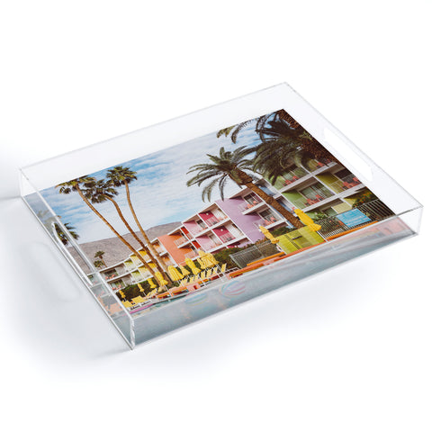 Bethany Young Photography Palm Springs Pool Day VII Acrylic Tray