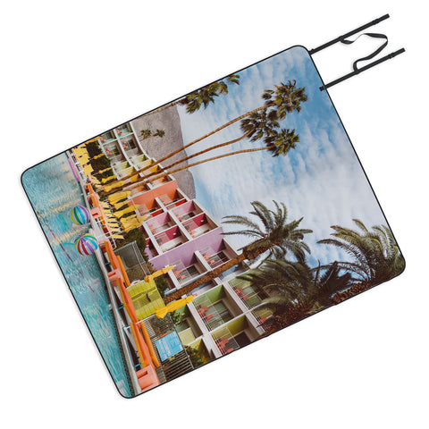 Bethany Young Photography Palm Springs Pool Day VII Picnic Blanket