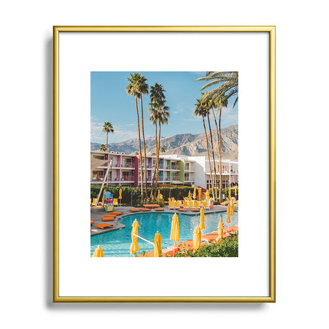 Bethany Young Photography Palm Springs Pool Day VIII Metal Framed Art Print