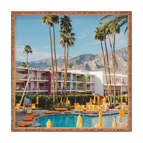 Bethany Young Photography Palm Springs Pool Day VIII Square Tray