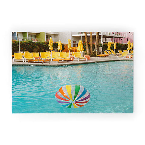 Bethany Young Photography Palm Springs Pool Day Welcome Mat