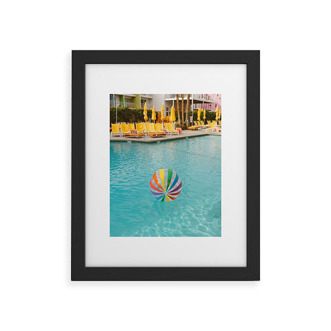 Bethany Young Photography Palm Springs Pool Day Framed Art Print