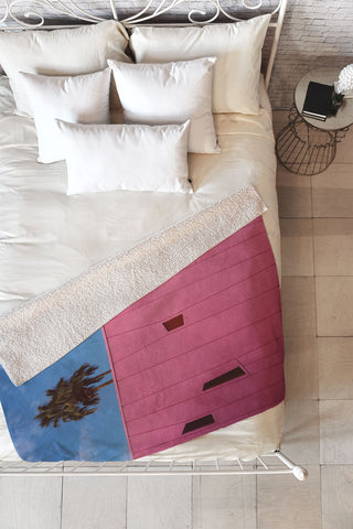 Bethany Young Photography Palm Springs Vibes III Fleece Throw Blanket