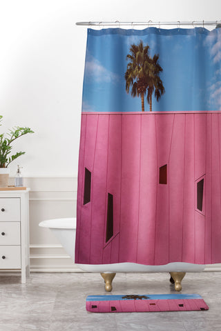 Bethany Young Photography Palm Springs Vibes III Shower Curtain And Mat
