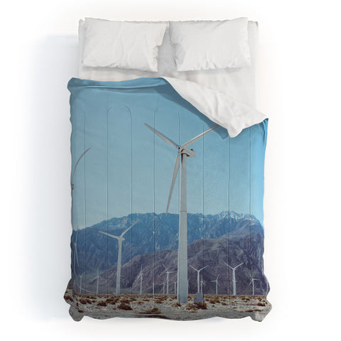 Bethany Young Photography Palm Springs Windmills IV Comforter
