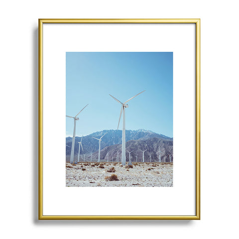 Bethany Young Photography Palm Springs Windmills IV Metal Framed Art Print