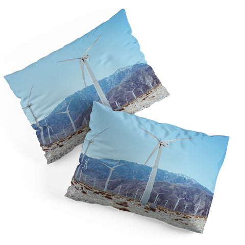 Bethany Young Photography Palm Springs Windmills IV Pillow Shams