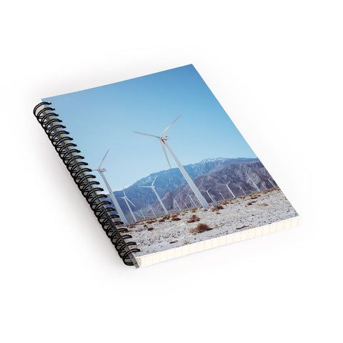 Bethany Young Photography Palm Springs Windmills IV Spiral Notebook