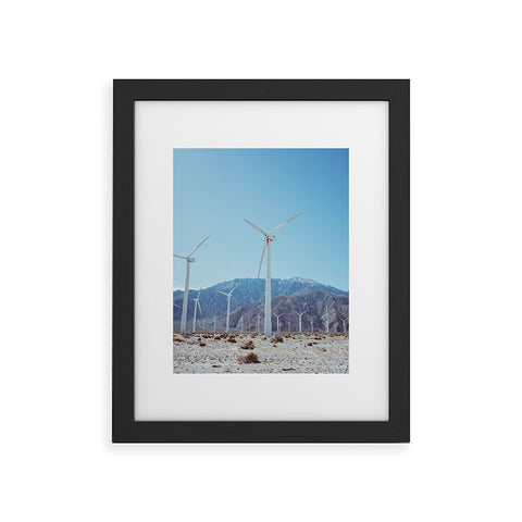 Bethany Young Photography Palm Springs Windmills IV Framed Art Print