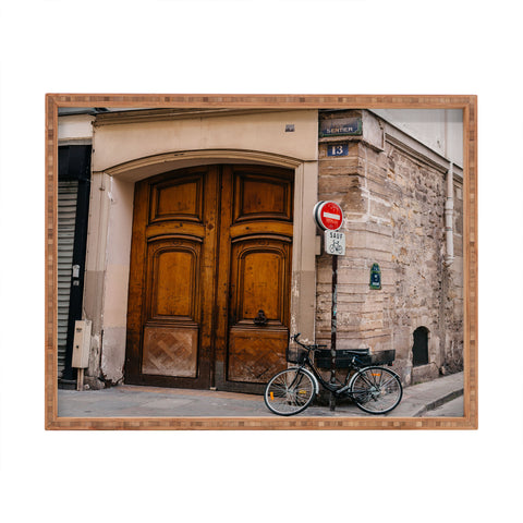 Bethany Young Photography Paris Bicycle II Rectangular Tray