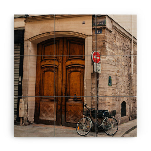 Bethany Young Photography Paris Bicycle II Wood Wall Mural