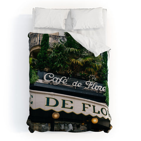 Bethany Young Photography Paris Cafe IV Comforter