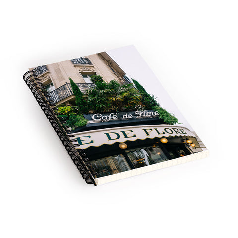 Bethany Young Photography Paris Cafe IV Spiral Notebook
