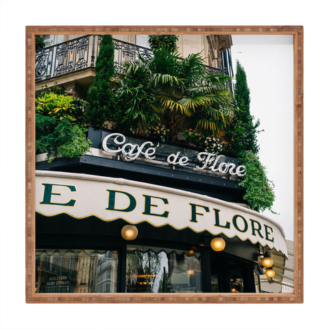 Bethany Young Photography Paris Cafe IV Square Tray