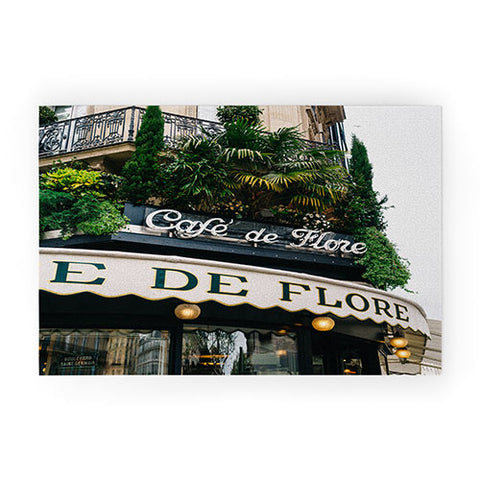Bethany Young Photography Paris Cafe IV Welcome Mat