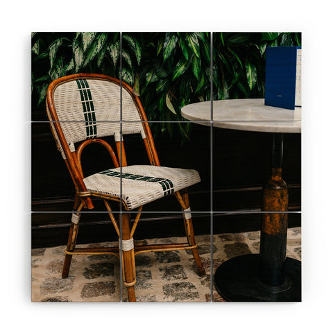 Bethany Young Photography Paris Cafe Wood Wall Mural