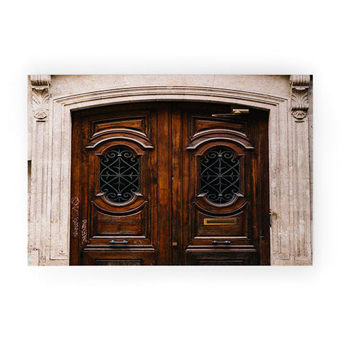Bethany Young Photography Paris Doors II Welcome Mat