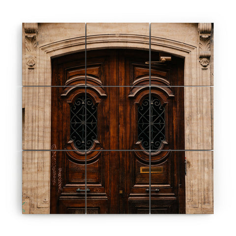 Bethany Young Photography Paris Doors II Wood Wall Mural