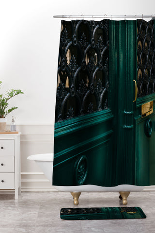 Bethany Young Photography Paris Doors VIII Shower Curtain And Mat