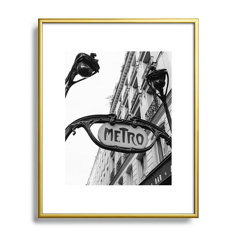 Bethany Young Photography Paris Metro IV Metal Framed Art Print