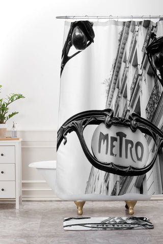 Bethany Young Photography Paris Metro IV Shower Curtain And Mat