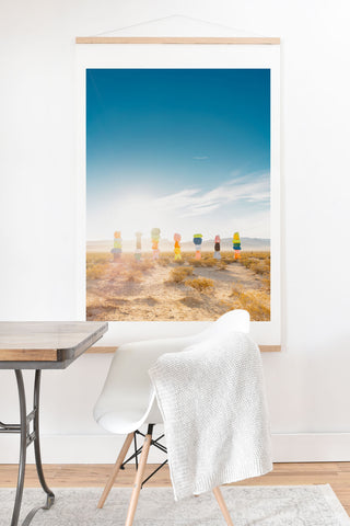 Bethany Young Photography Seven Magic Mountains Sunrise Art Print And Hanger