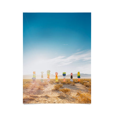 Bethany Young Photography Seven Magic Mountains Sunrise Poster