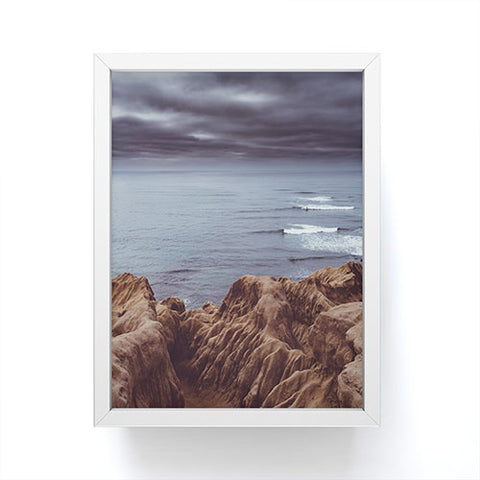 Bethany Young Photography Sunset Cliffs Storm Framed Mini Art Print