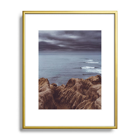 Bethany Young Photography Sunset Cliffs Storm Metal Framed Art Print