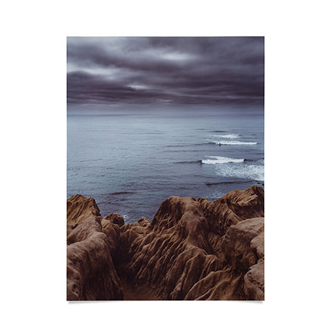 Bethany Young Photography Sunset Cliffs Storm Poster