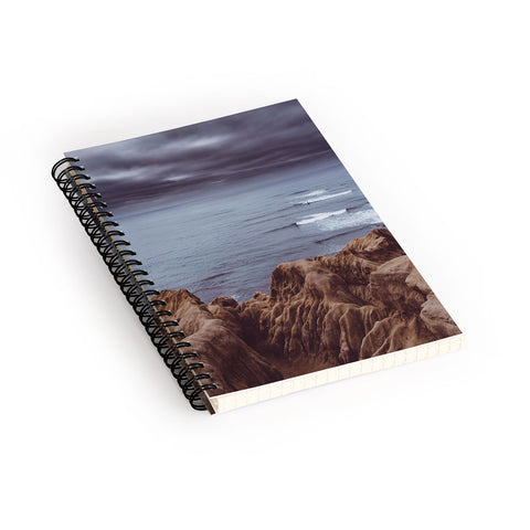 Bethany Young Photography Sunset Cliffs Storm Spiral Notebook