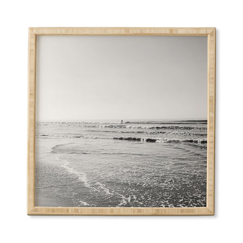 Bethany Young Photography Surfing Monochrome Framed Wall Art