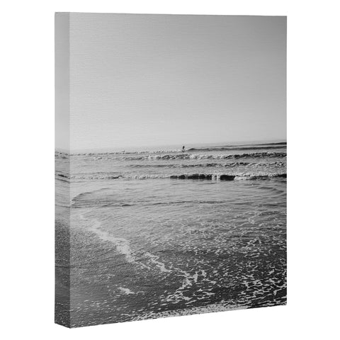 Bethany Young Photography Surfing Monochrome Art Canvas
