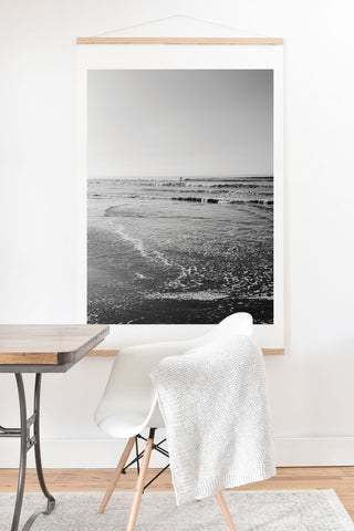 Bethany Young Photography Surfing Monochrome Art Print And Hanger