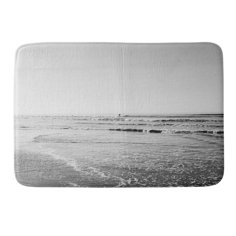 Bethany Young Photography Surfing Monochrome Memory Foam Bath Mat