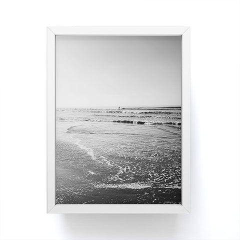 Bethany Young Photography Surfing Monochrome Framed Mini Art Print