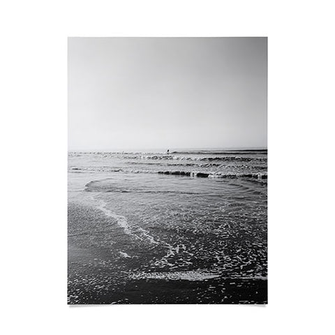 Bethany Young Photography Surfing Monochrome Poster
