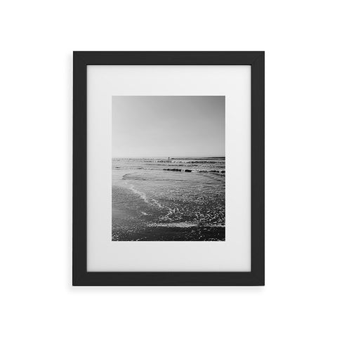Bethany Young Photography Surfing Monochrome Framed Art Print